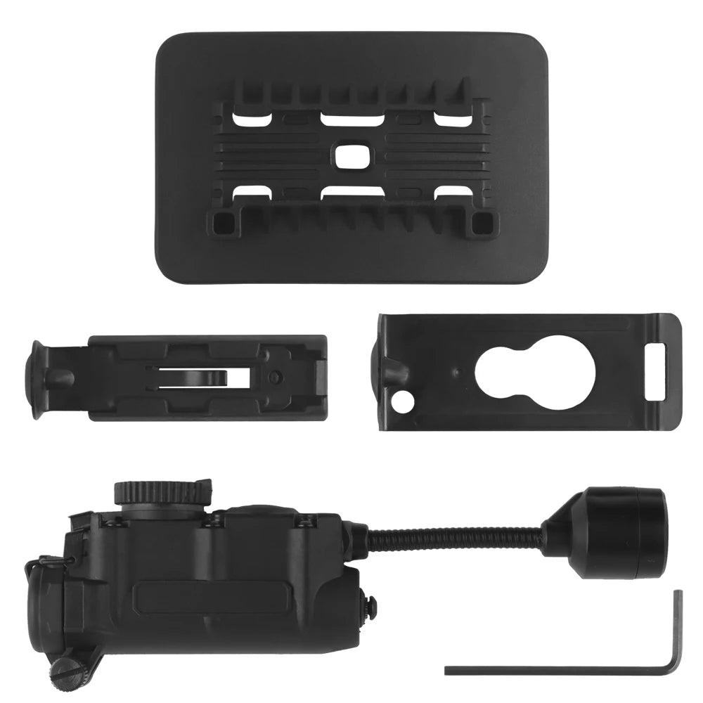 Sidewinder Helmet Lamp Tactical Strobe Light Red/Green/Blue/White/IR Head IFF Light Hunting Fishing Auxiliary LED Flashlight