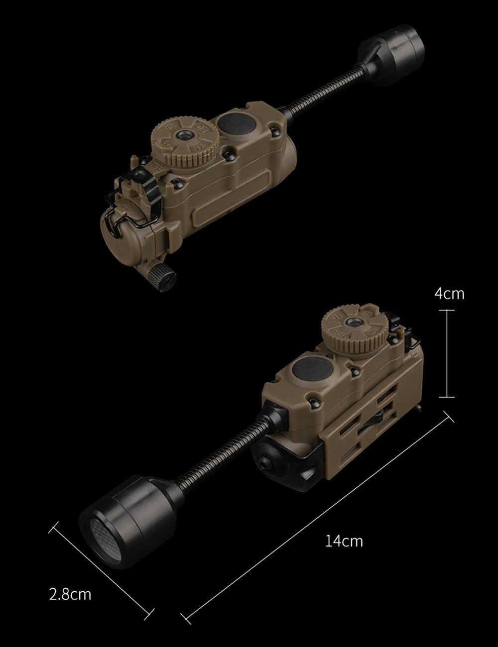 Sidewinder Low VisibilityTactical Helmet Lamp